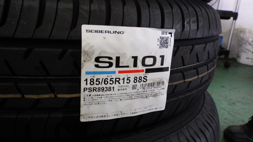 タイヤインプレッション SEIBERLING SL101(セイバーリング SL101 185/65R15 88S)